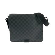 Louis Vuitton Vintage Pre-owned Canvas crossbodyvskor Gray, Herr