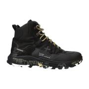 Premiata Svarta Platta Skor Saintcross Boot Black, Herr