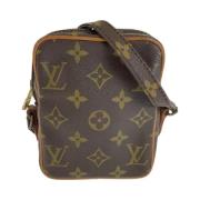 Louis Vuitton Vintage Pre-owned Canvas crossbodyvskor Brown, Dam