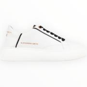 Alexander Smith Eco-Greenwich White Black Sneakers White, Dam