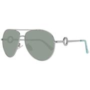 Guess Silver Kvinnors Aviator Solglasögon Gray, Dam