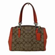 Coach Pre-owned Pre-owned Canvas handvskor Brown, Dam