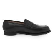 Crockett & Jones Svart Penny Loafer 'Boston' Skor Black, Herr