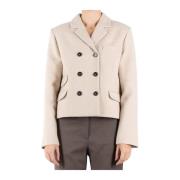 The Garment Beige Ylleblandning Jacka Beige, Dam