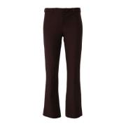 Max Mara Röda Umanito Byxor Slim Fit Red, Dam