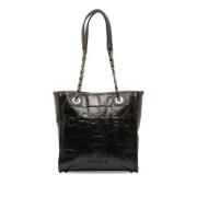 Chanel Vintage Pre-owned Laeder axelremsvskor Black, Dam