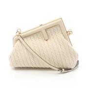 Fendi Vintage Pre-owned Laeder fendi-vskor White, Dam