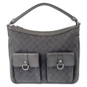 Gucci Vintage Pre-owned Canvas handvskor Brown, Dam