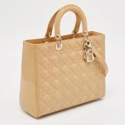 Dior Vintage Pre-owned Tyg dior-vskor Beige, Dam