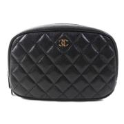 Chanel Vintage Pre-owned Laeder chanel-vskor Black, Dam