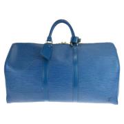 Louis Vuitton Vintage Pre-owned Laeder resvskor Blue, Dam