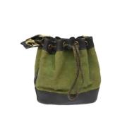 Louis Vuitton Vintage Pre-owned Canvas totevskor Green, Dam