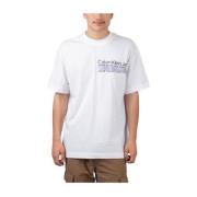 Calvin Klein Layered Address T-shirt White, Herr