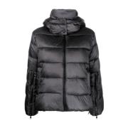 Twinset Elegant Svart Puffer Dunjacka Black, Dam