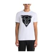 Antony Morato Pantertryck Bomull T-shirt White, Herr