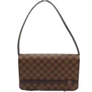 Louis Vuitton Vintage Pre-owned Canvas handvskor Brown, Dam