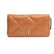 Tory Burch Stiliga Dam Plånböcker i Cuoio Brown, Dam