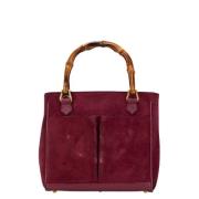 Gucci Vintage Pre-owned Laeder handvskor Purple, Dam