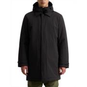 Woolrich 2-i-1 Vattentät Vinterrock Black, Herr