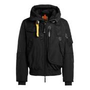 Parajumpers Dunjacka med huva i bomberjacka-modell Black, Herr