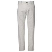 Hand Picked Mantova Chino Ljusgrå Byxor Gray, Herr