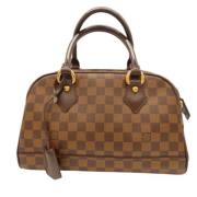 Louis Vuitton Vintage Pre-owned Canvas handvskor Brown, Dam