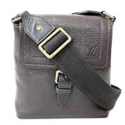 Louis Vuitton Vintage Pre-owned Laeder crossbodyvskor Brown, Dam