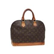 Louis Vuitton Vintage Pre-owned Canvas handvskor Brown, Dam