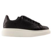 Alexander McQueen Laeder sneakers Black, Dam