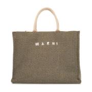 Marni Raffia Effekt Toteväska Green, Herr