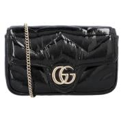 Gucci Laeder crossbodyvskor Black, Dam