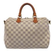 Louis Vuitton Vintage Pre-owned Canvas louis-vuitton-vskor Beige, Dam