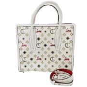 Christian Louboutin Pre-owned Pre-owned Laeder handvskor White, Dam