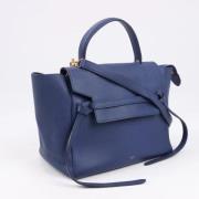 Celine Vintage Pre-owned Laeder handvskor Blue, Dam