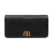 Balenciaga Logo Plaque Bifold Plånbok Kvinnor Black, Dam