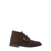 Clarks Mocka Desert Boots Brown, Herr