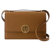 Tory Burch Laeder axelremsvskor Brown, Dam