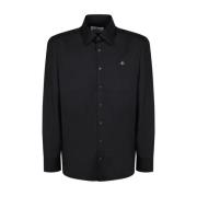 Vivienne Westwood Svart Ghost Broderad Skjorta Black, Herr