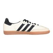 Adidas Originals Ikoniska Samba OG Sneakers Beige Svart White, Herr