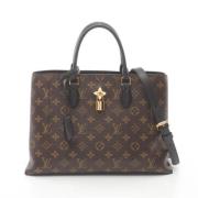 Louis Vuitton Vintage Pre-owned Canvas handvskor Brown, Dam