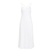 Ralph Lauren Damkläder Klänning Vit Ss25 White, Dam