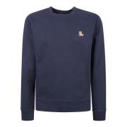 Maison Kitsuné Chillax Patch Sweatshirt Blue, Herr