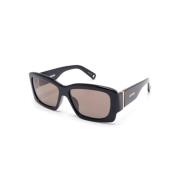 Jacquemus Jac60 C1Sun Sunglasses Black, Dam