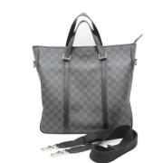 Louis Vuitton Vintage Pre-owned Canvas handvskor Black, Dam