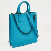 Louis Vuitton Vintage Pre-owned Laeder totevskor Blue, Herr