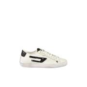 Diesel Vita/Svarta Sneakers för Kvinnor White, Dam