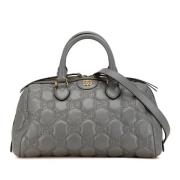 Gucci Vintage Pre-owned Laeder handvskor Gray, Dam