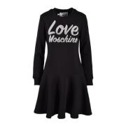 Love Moschino Svart Klänning för Kvinnor Black, Dam