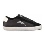 Diesel Läder Sneakers med Gummisula Black, Dam