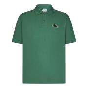 Lacoste Grön Pikétröja med Krokodilbadge Green, Herr